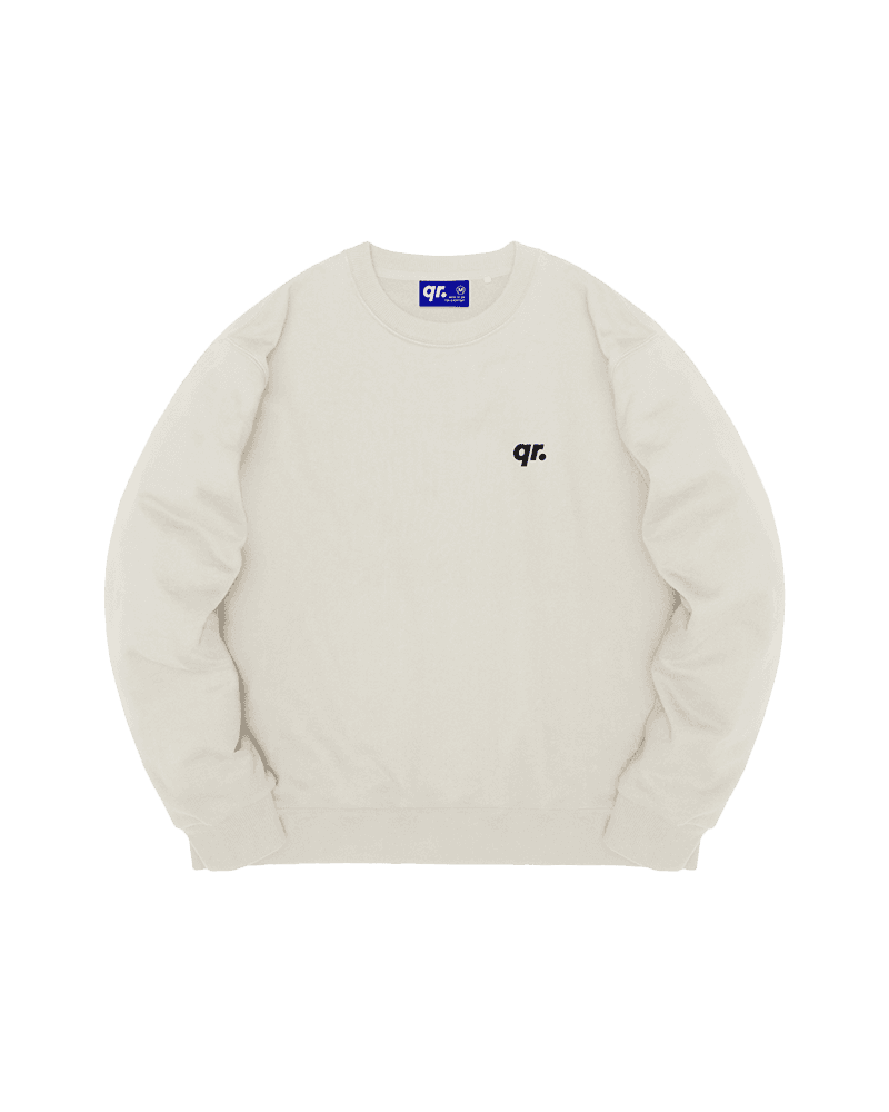 СВИТШОТ BASIC QRD БЕЛЫЙ