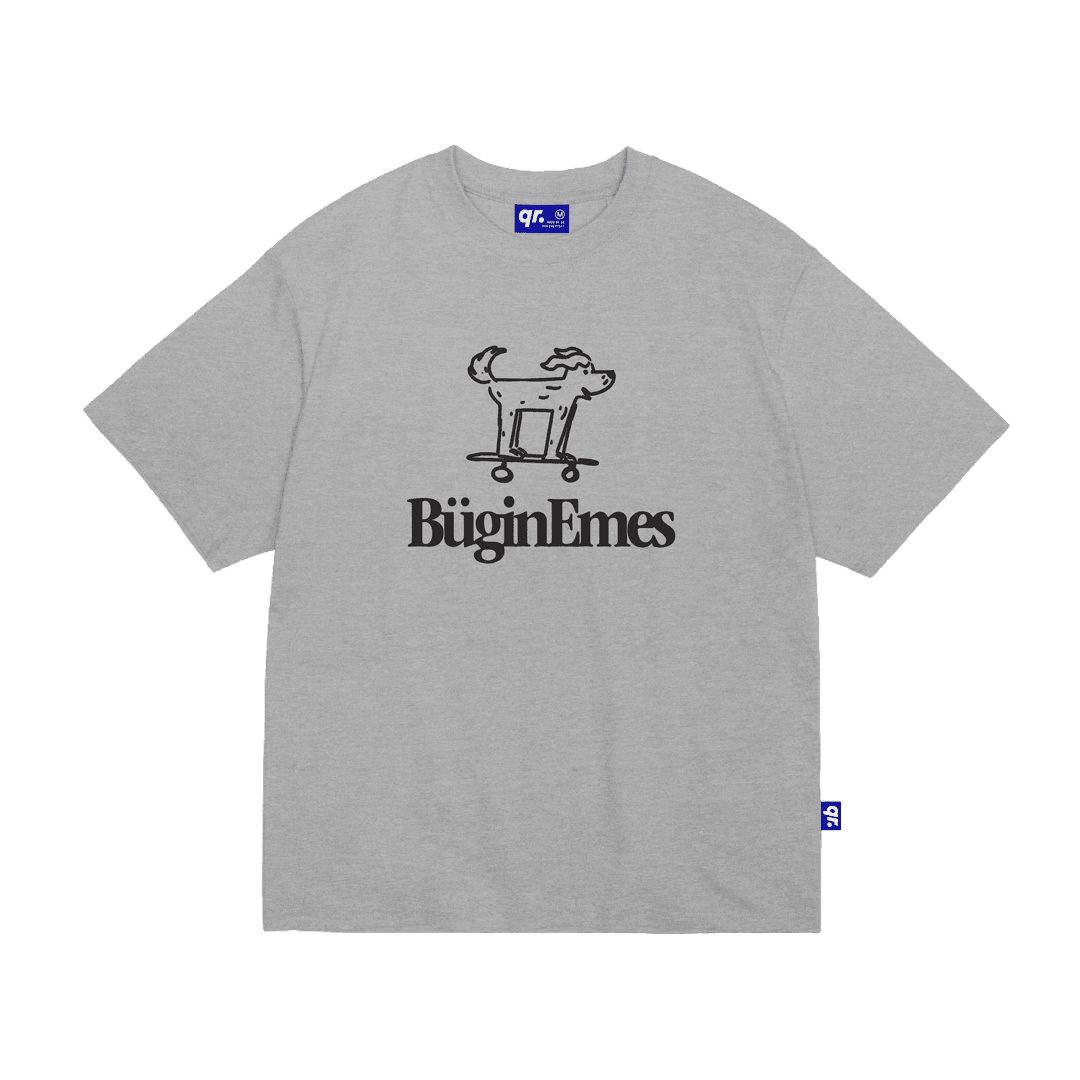 ФУТБОЛКА BUGINEMES СЕРЫЙ МЕЛАНЖ