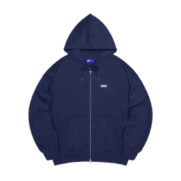 Zipper hoodie OVERFIT QRC NAVY